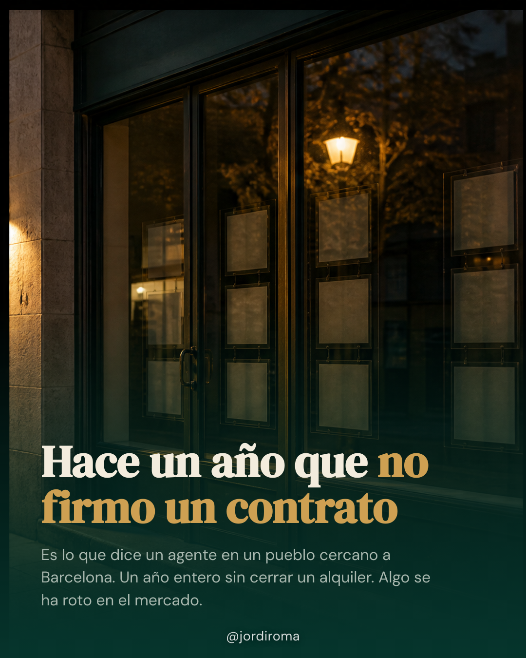 Pieza real publicada por un cliente inmobiliario